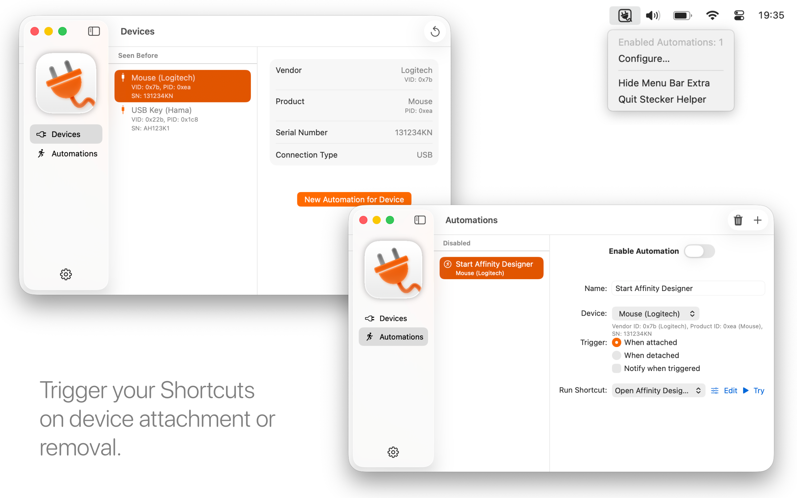 Stecker App Screenshot